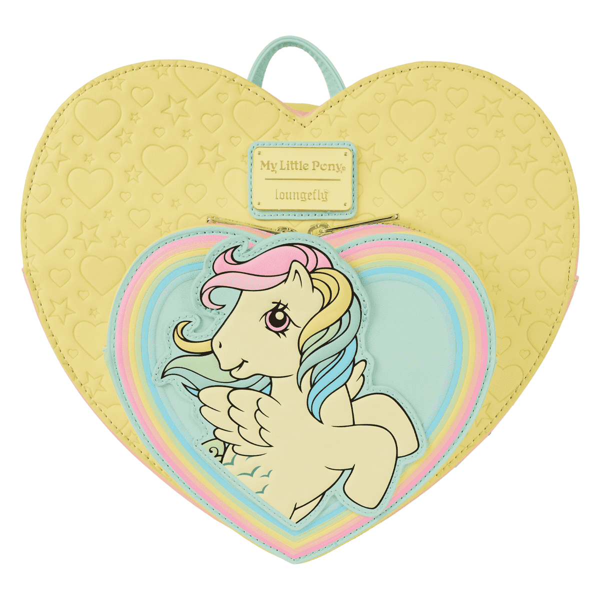 my little pony exclusive sky dancer heart shaped figural mini backpack