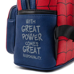 marvel spider-man classic cosplay mini backpack