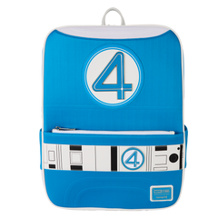 sdcc limited edition fantastic four uniform full-size backpack with pin