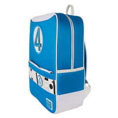 sdcc limited edition fantastic four uniform full-size backpack with pin
