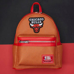 nba chicago bulls basketball logo mini backpack