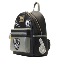 nba brooklyn nets patch icons mini backpack
