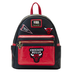nba chicago bulls patch icons mini backpack