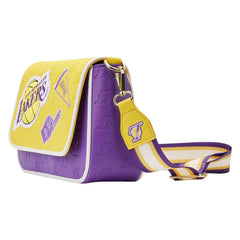 nba los angeles lakers patch icons crossbody bag