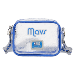 nba dallas mavericks clear crossbody stadium bag
