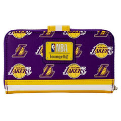 nba los angeles lakers zip around wallet