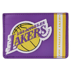 nba los angeles lakers patch icons card holder