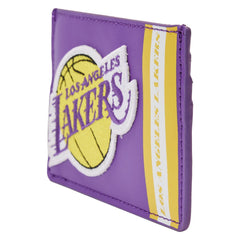nba los angeles lakers patch icons card holder