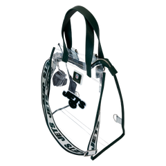 nfl new york jets clear convertible backpack & tote crossbody stadium bag