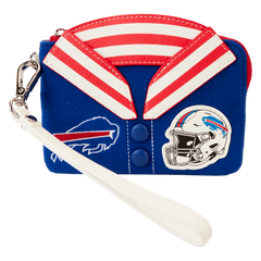 nfl buffalo bills varsity wristlet wallet