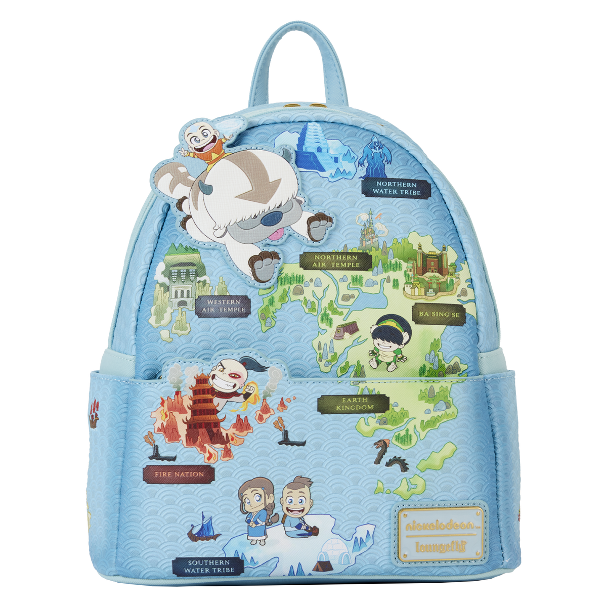 avatar: the last airbender map of the four nations mini backpack