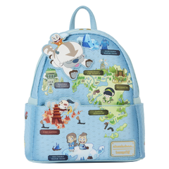avatar: the last airbender map of the four nations mini backpack