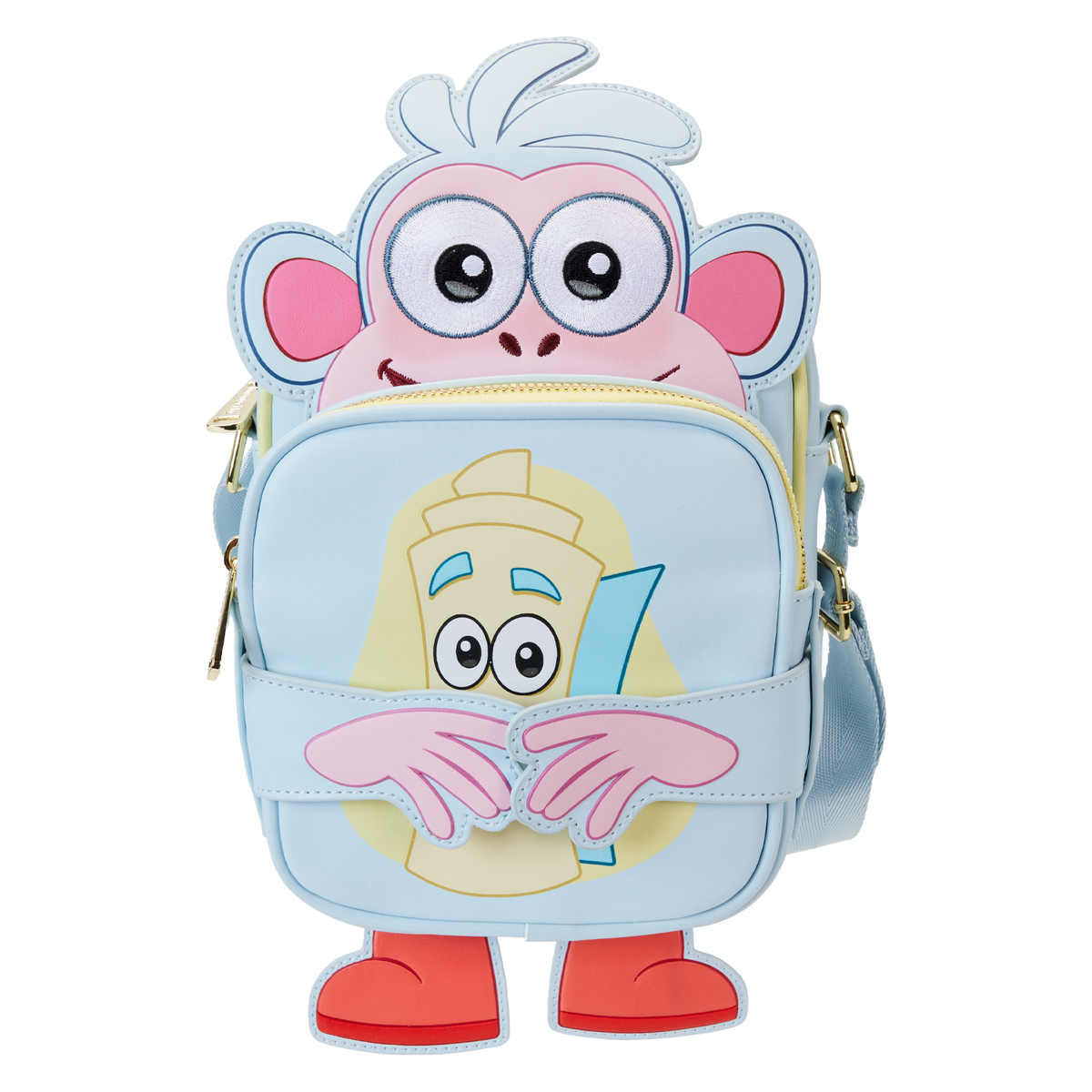 dora the explorer boots crossbuddies® cosplay crossbody bag with coin bag