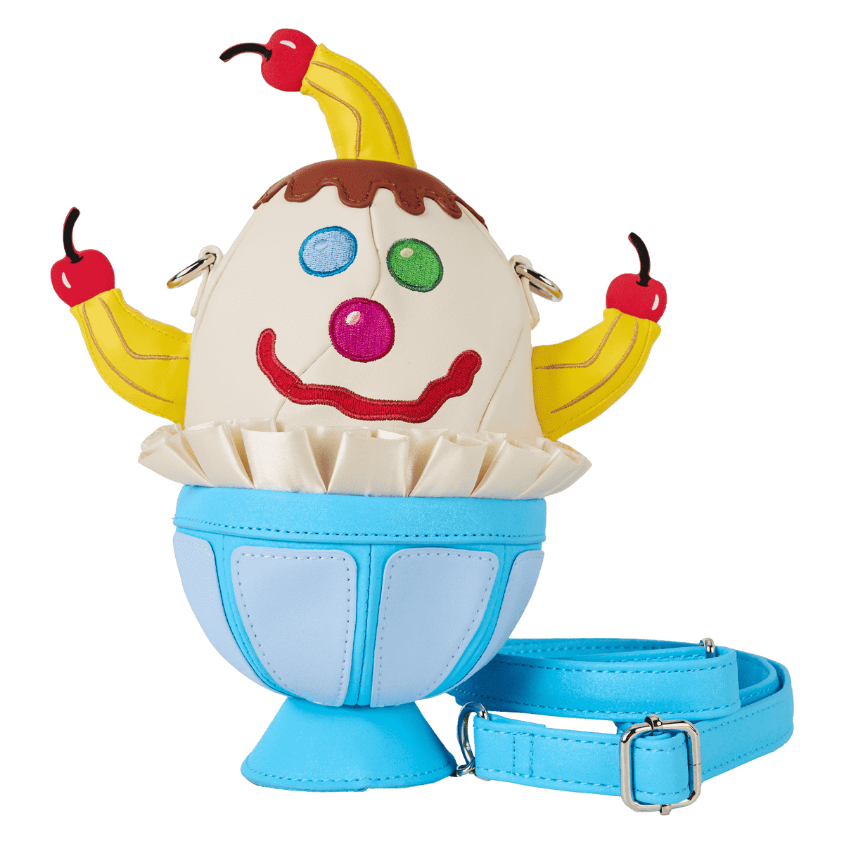 spongebob squarepants goofy goober ice cream sundae figural crossbody bag