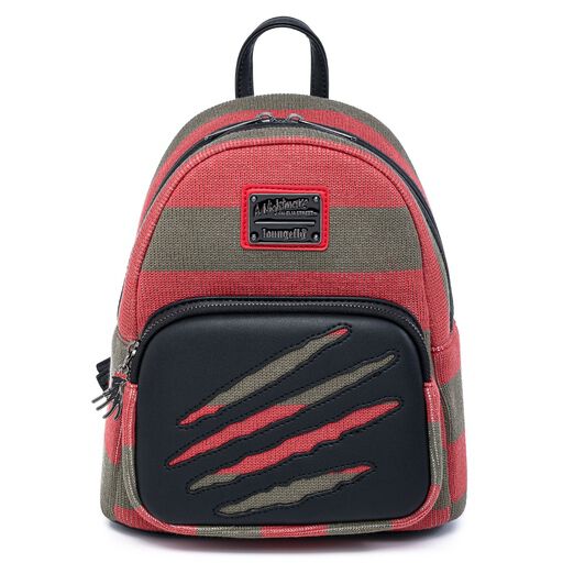a nightmare on elm street freddy sweater mini backpack