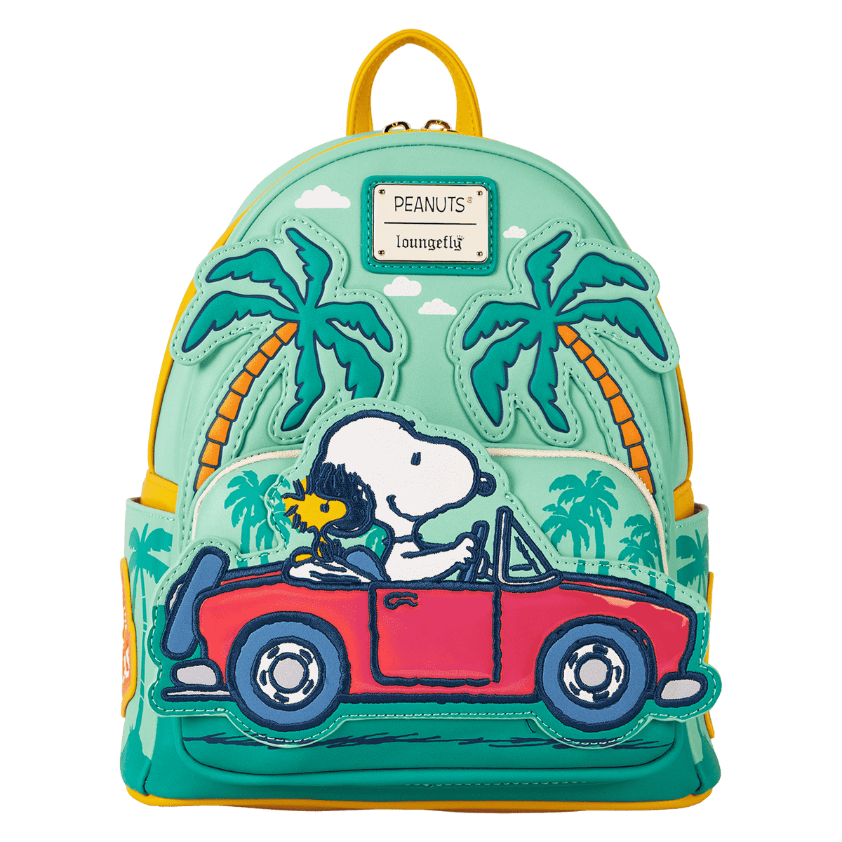 peanuts snoopy & woodstock road trip mini backpack