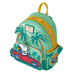 peanuts snoopy & woodstock road trip mini backpack