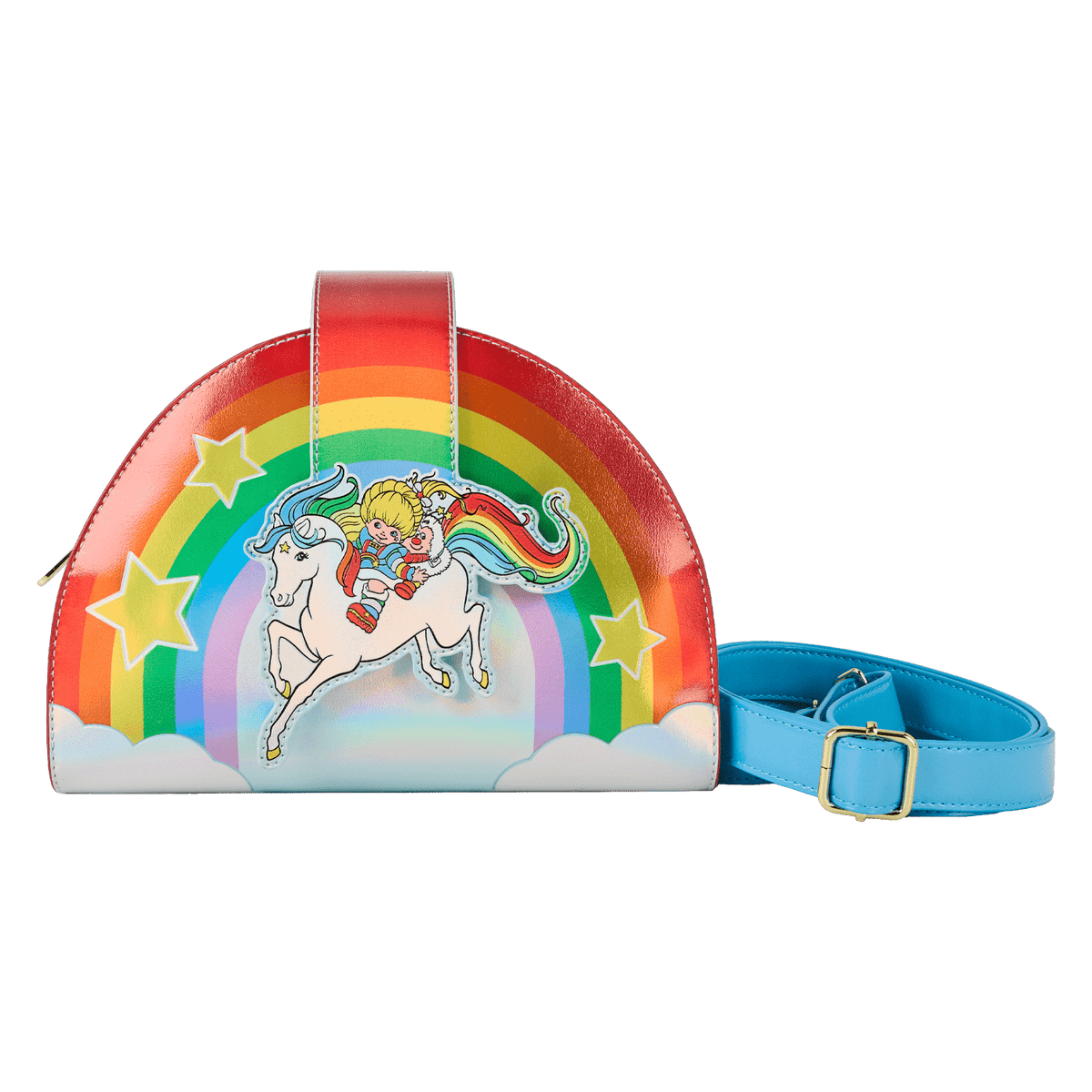 rainbow brite™ & starlite rainbow light up figural crossbody bag