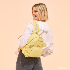 sanrio pompompurin monochrome cosplay mini backpack