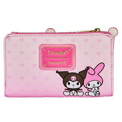 sanrio my melody & kuromi flap wallet
