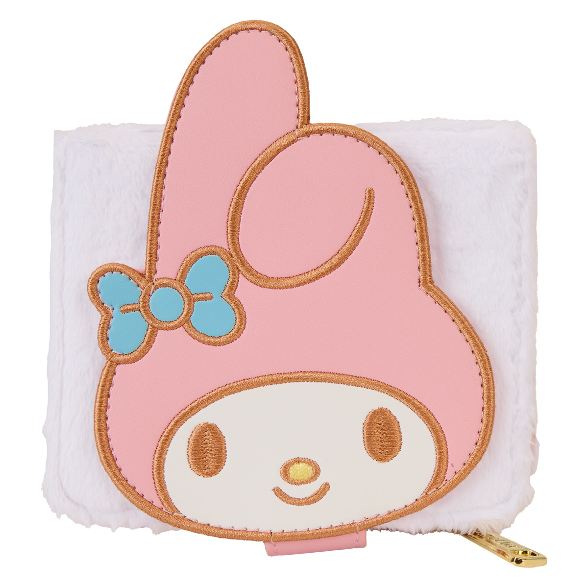 sanrio exclusive my melody plush cosplay bifold wallet