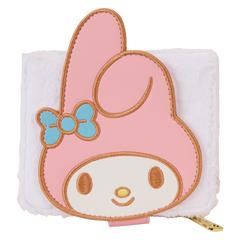 sanrio exclusive my melody plush cosplay bifold wallet