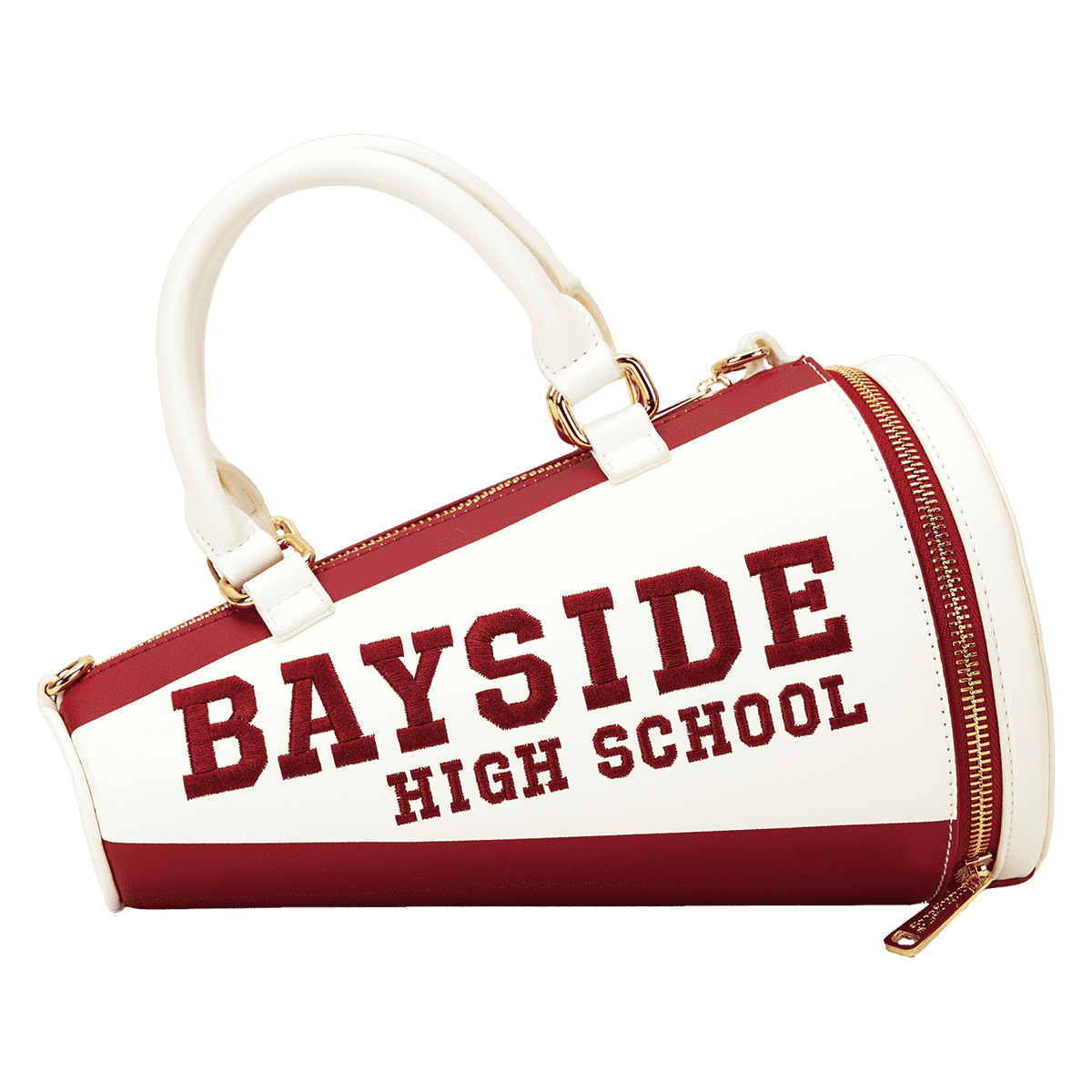 saved by the bell bayside high megaphone figural crossbody bag