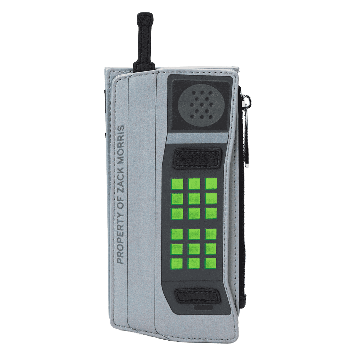 saved by the bell zack morris retro cell phone glow large card holder