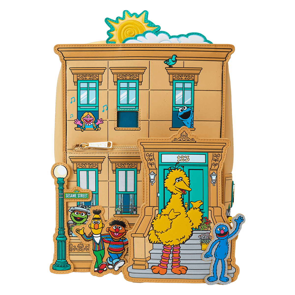 sesame street neighborhood friends mini backpack