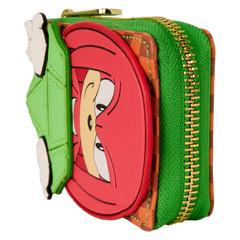 sonic the hedgehog limited edition knuckles emerald glitter accordion wallet