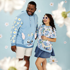 stitch springtime daisy cosplay unisex hoodie