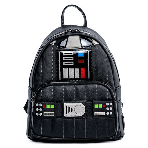 star wars darth vader light up cosplay mini backpack