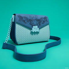 stitch embroidered floral crossbody bag