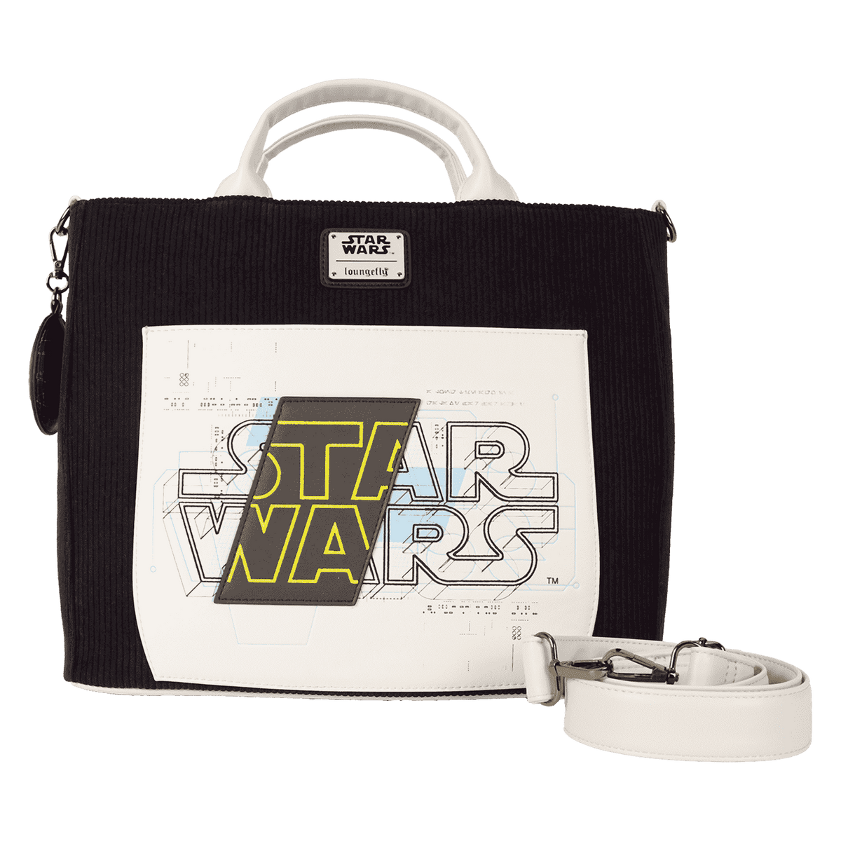 star wars: the power of the force convertible backpack & tote crossbody bag