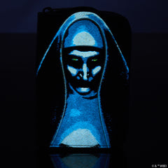 the nun cosplay glow zip around wallet