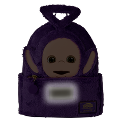 teletubbies tinky-winky plush cosplay light up mini backpack
