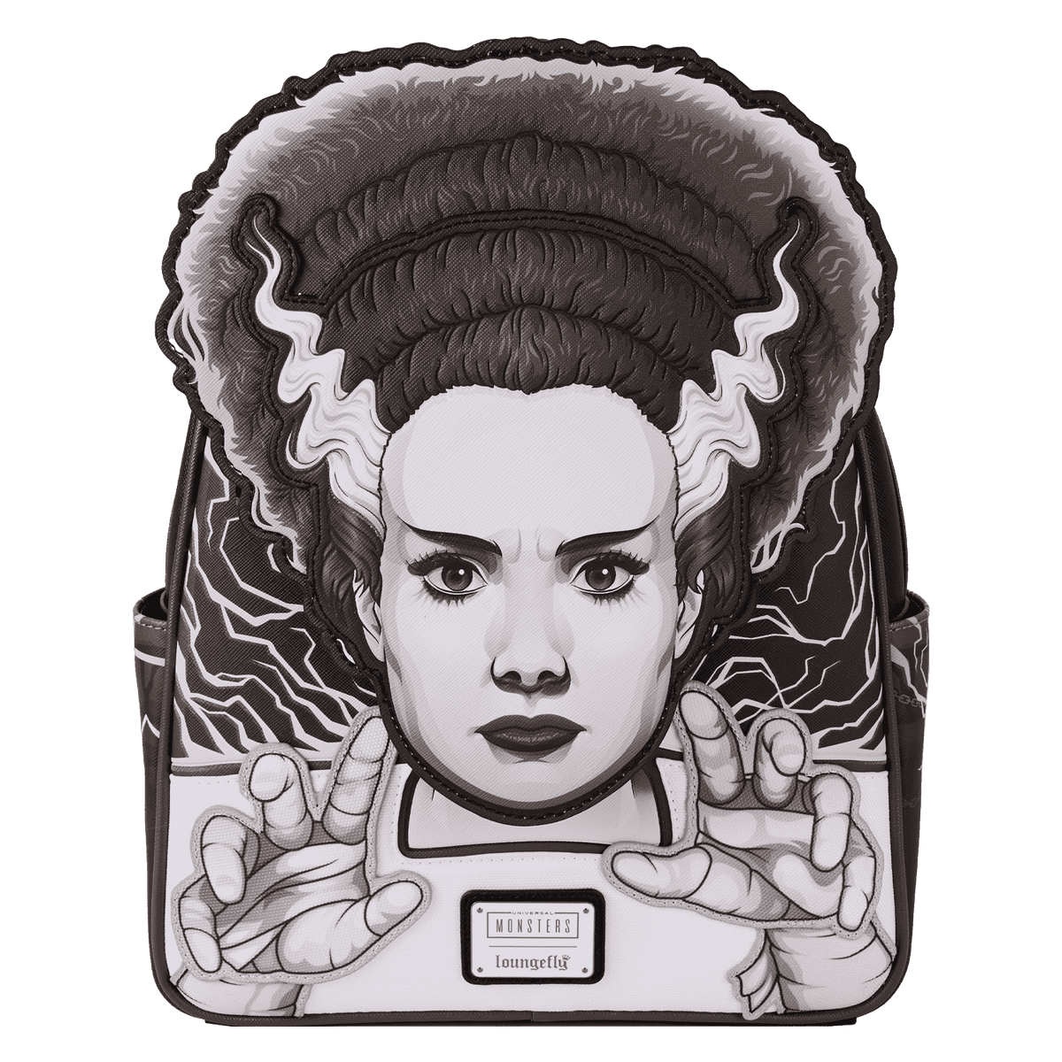 universal monsters exclusive the bride of frankenstein glow mini backpack