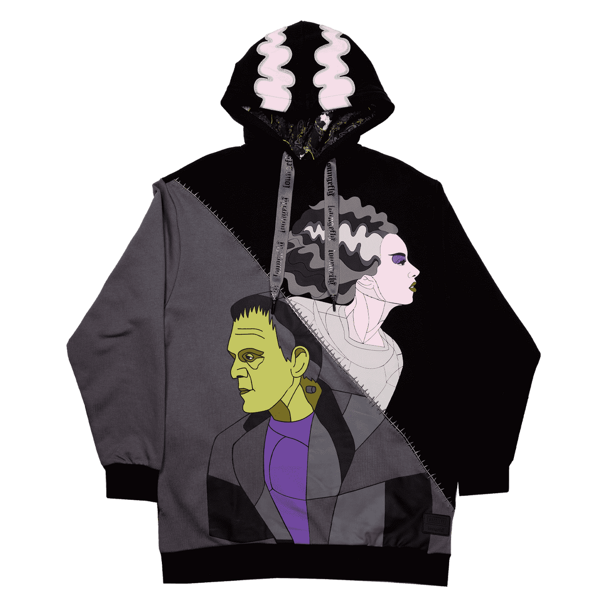 universal monsters the bride of frankenstein unisex hoodie