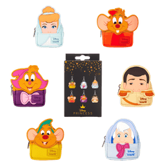 cinderella 75th anniversary cosplay mystery mini backpack keychain charm