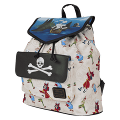 peter pan exclusive captain hook pirate ship drawstring full-size backpack