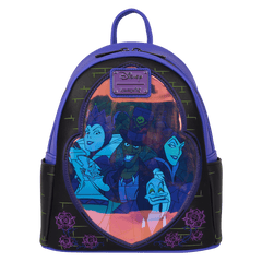 disney villains exclusive stained glass glow mini backpack