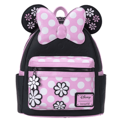 minnie mouse floral rock the dots mini backpack