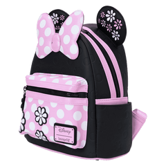 minnie mouse floral rock the dots mini backpack