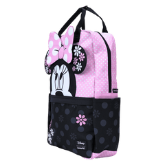 minnie mouse floral rock the dots full-size backpack