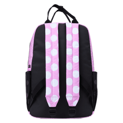 minnie mouse floral rock the dots full-size backpack