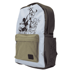 mickey & friends canvas full-size backpack