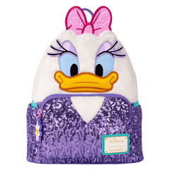 daisy duck 85th anniversary sequin plush cosplay mini backpack