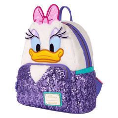 daisy duck 85th anniversary sequin plush cosplay mini backpack