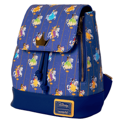 disney princess carousel all-over print drawstring mini backpack