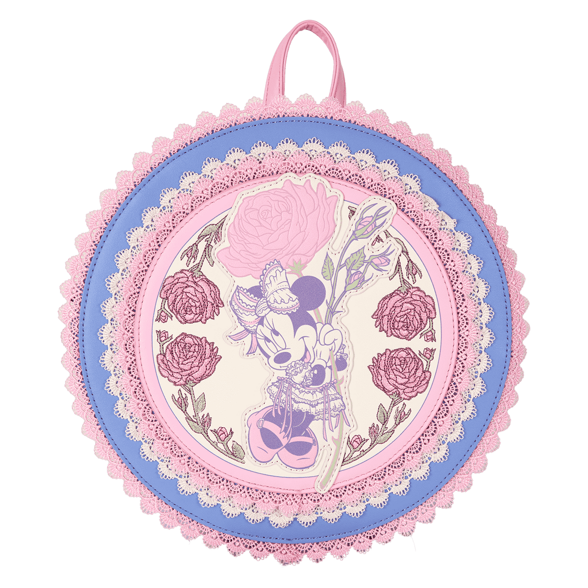 minnie mouse floral and lace mini backpack